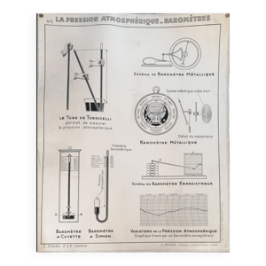 Affiche pédagogique 1940-1950