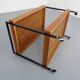 Minimalist Rollable Teak Serving Cart, 1960s