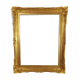 Former Original gold leaf gilding key frame, Style Louis XV 76x61 leafing 61x46.4 cm SB116