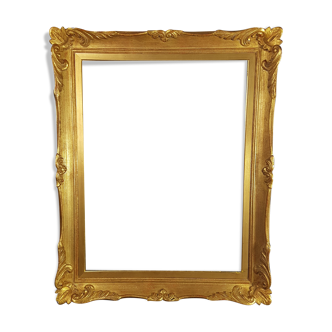 Former Original gold leaf gilding key frame, Style Louis XV 76x61 leafing 61x46.4 cm SB116