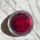 Murano glass geode faceted bowl