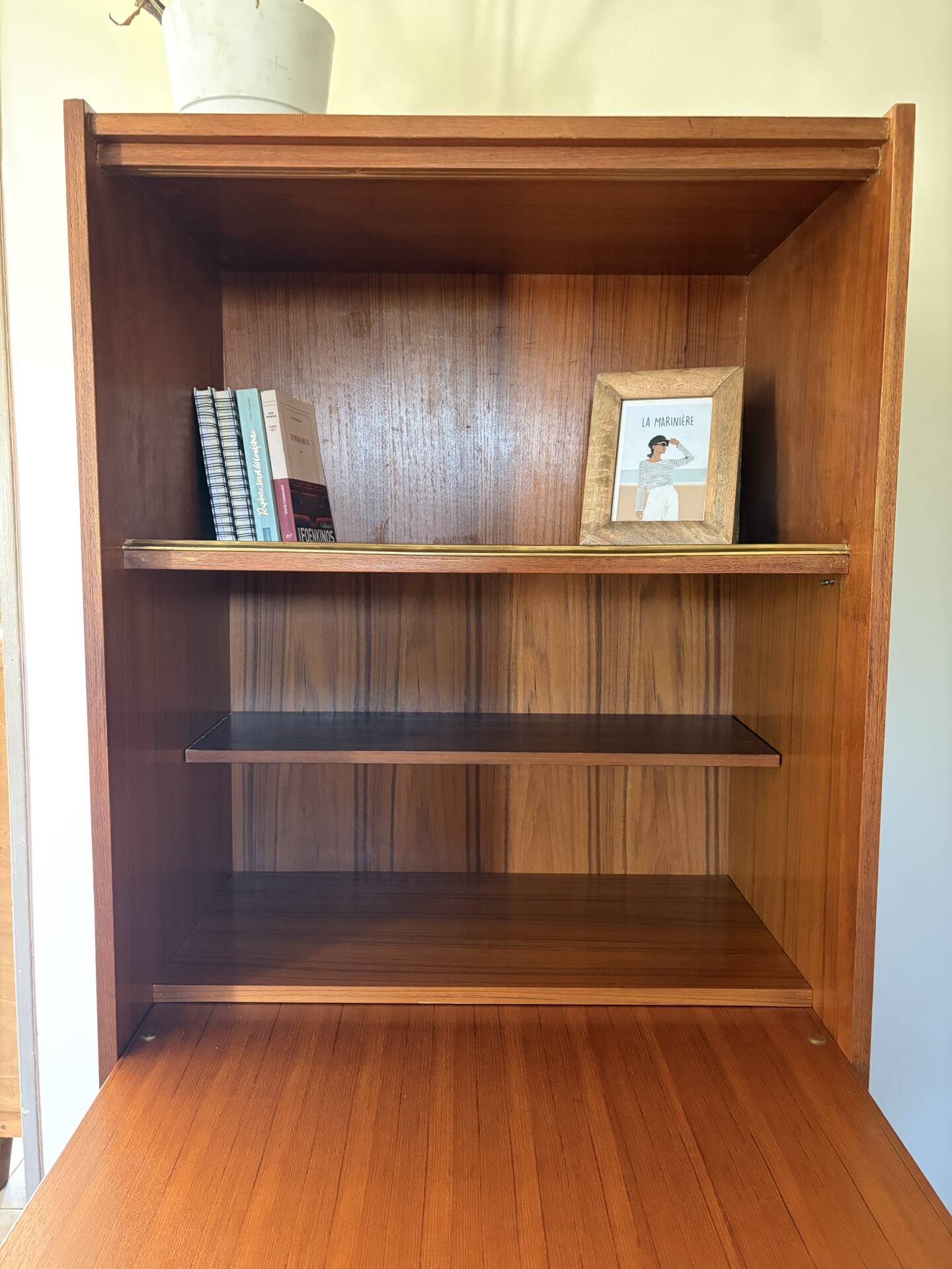 Vintage Scandinavian library secretary