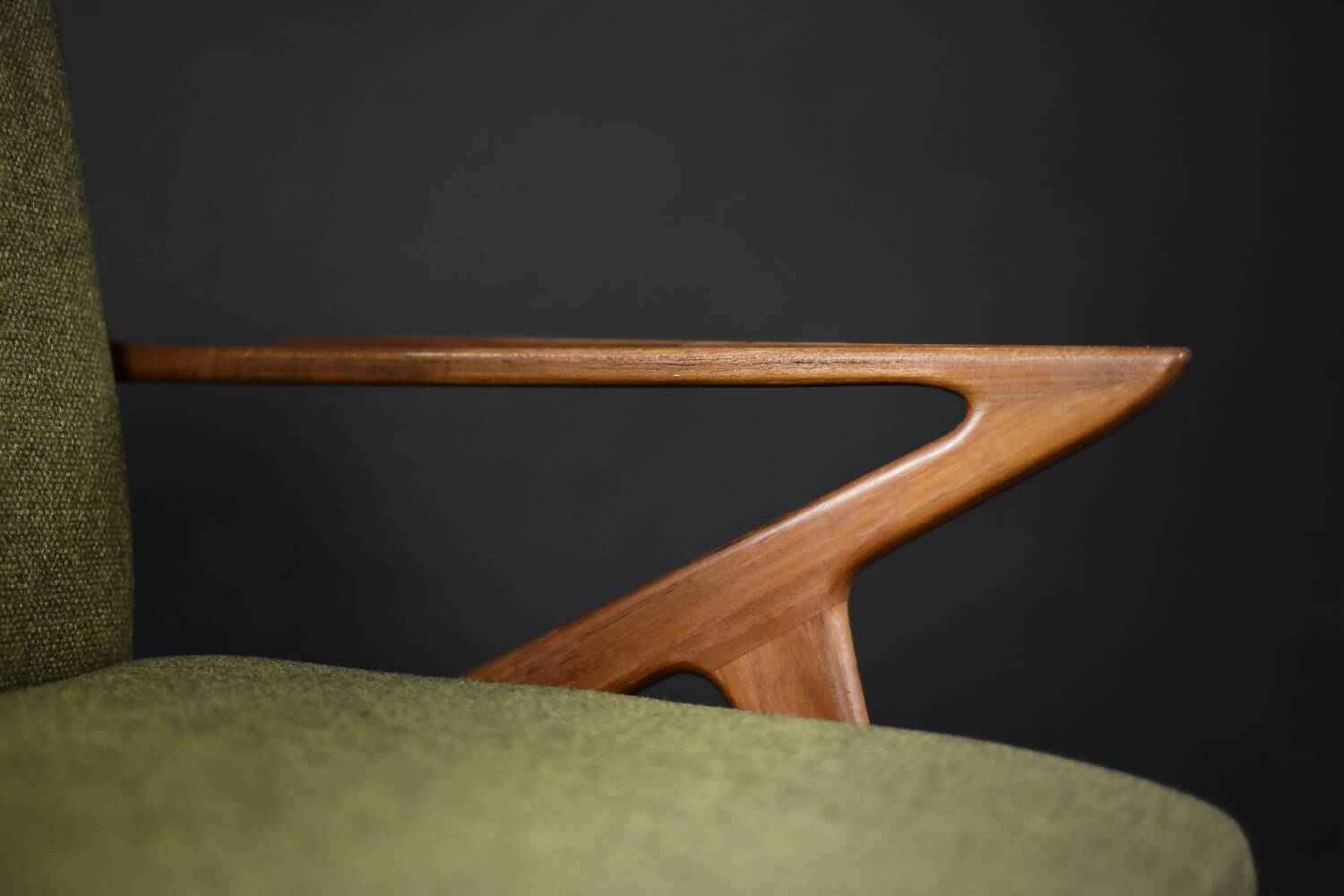 Vintage Danish 3-seater canapé from the mid-century, designed by Poul Jensen for Selig.