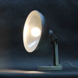 1950s Table Lamp with Aluminium Lampshade, Czechoslovakia