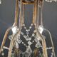 Italian vintage crystal beaded chandelier