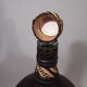 Bouteille ancienne en cuir