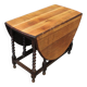 oval folding table