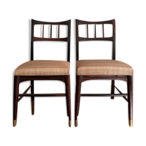Chaises ebéne de macassar