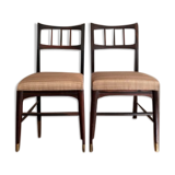 Chaises ebéne de macassar