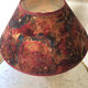 Ceramic foot table lamp