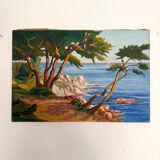 Oil on canvas by Raymond JAFFRÉ (1918-2003)