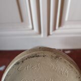 Porte parapluie ou vase vintage pour fleurs séchées en grès