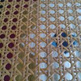 Table basse bambou et rotin