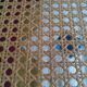 Bamboo and rattan coffee table