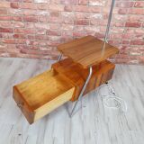 Renovated Office Floor Lamp with Table, Type LG-01, Poland 1950s