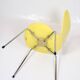 Set Of 6 Seven Chairs Model 3107 Lacquered In Yellow By Arne Jacobsen For Fritz Hansen From 1990s