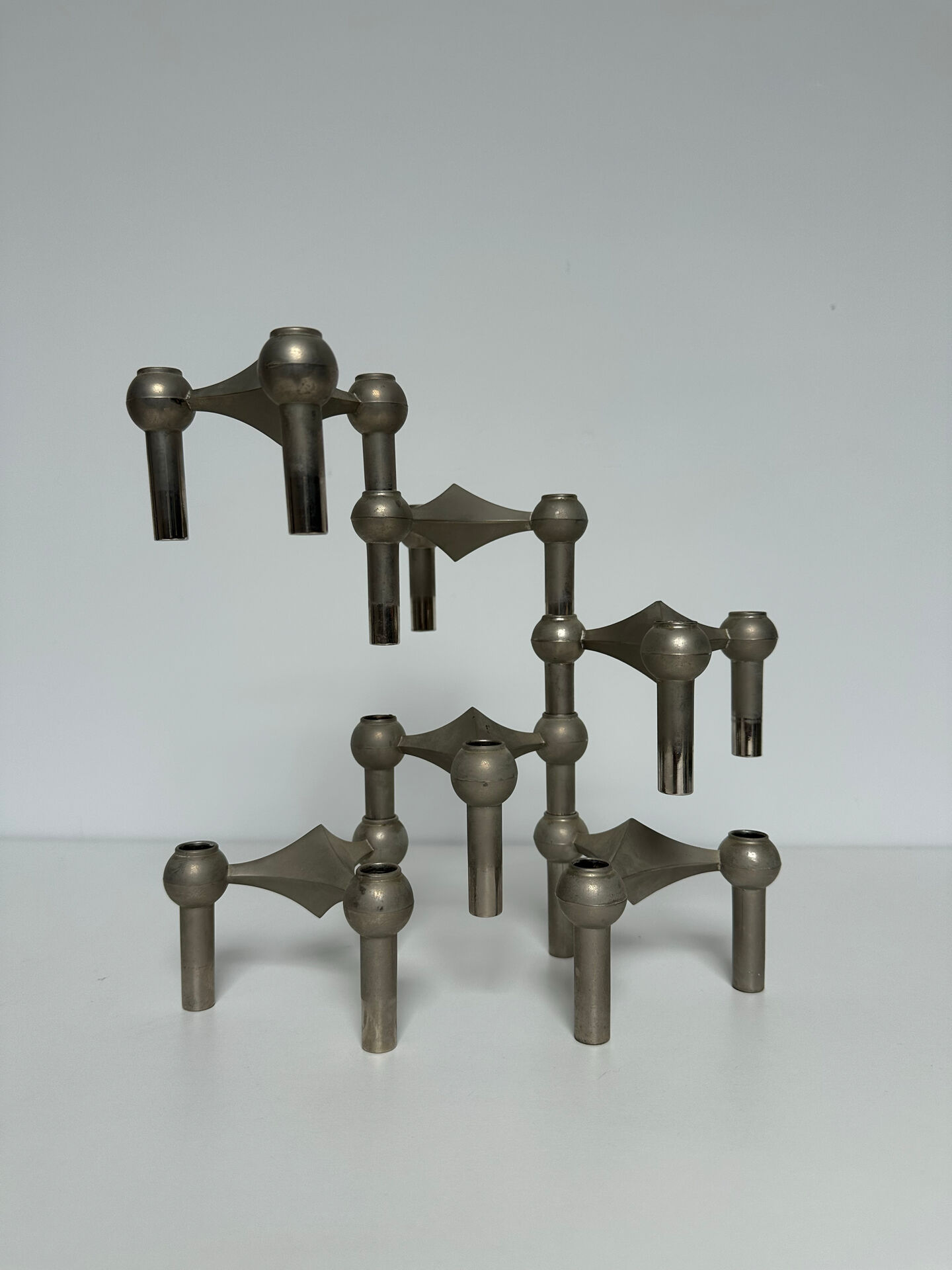 6 Nagel S22 candle holders, vintage