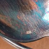 Box of 12 silver-plated metal teaspoons JM