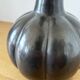 Vase céramique émail noir 1950