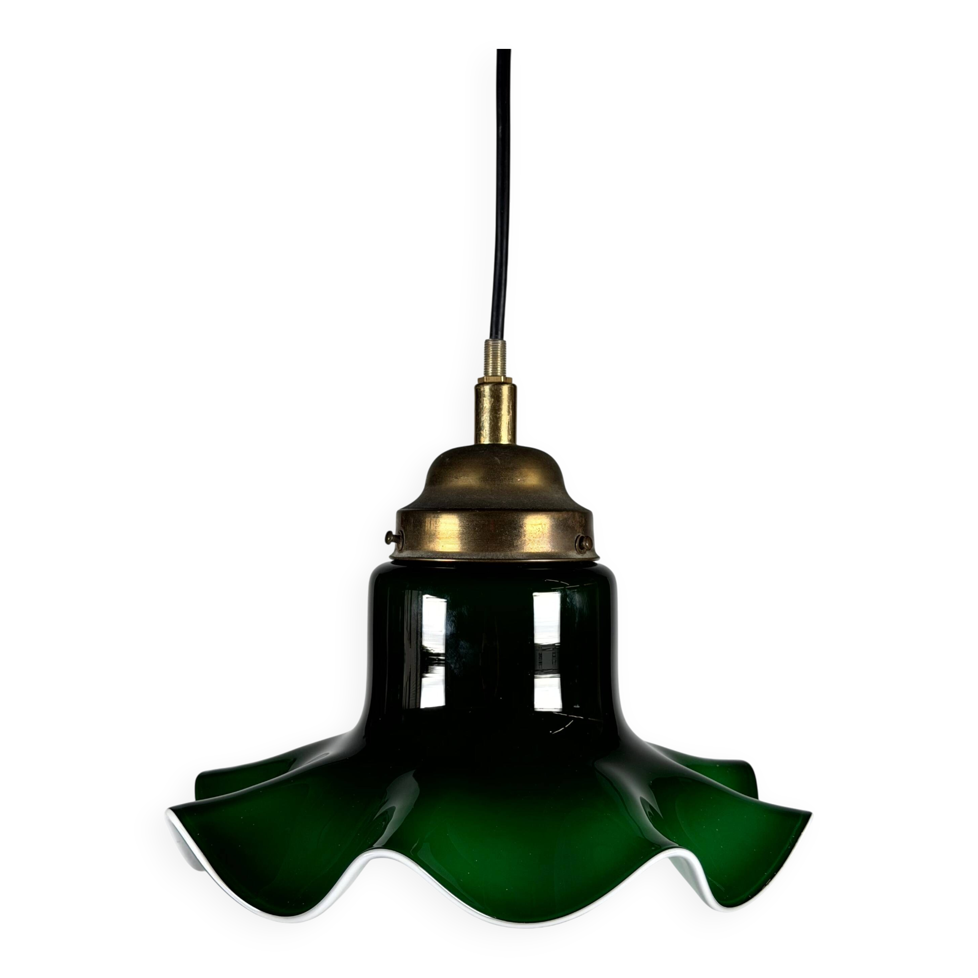 1960s 1970s Hanging Lamp from Peill & Putzler Germany Space Age Design