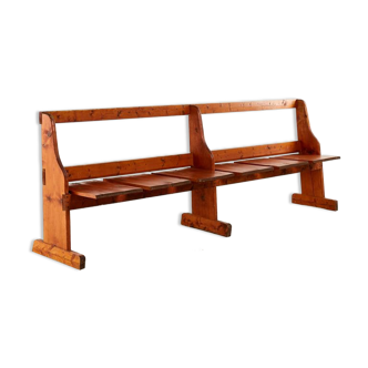 Swedish pine folding bench 1960s-1970s