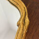 Large baroque mirror in gilded wood