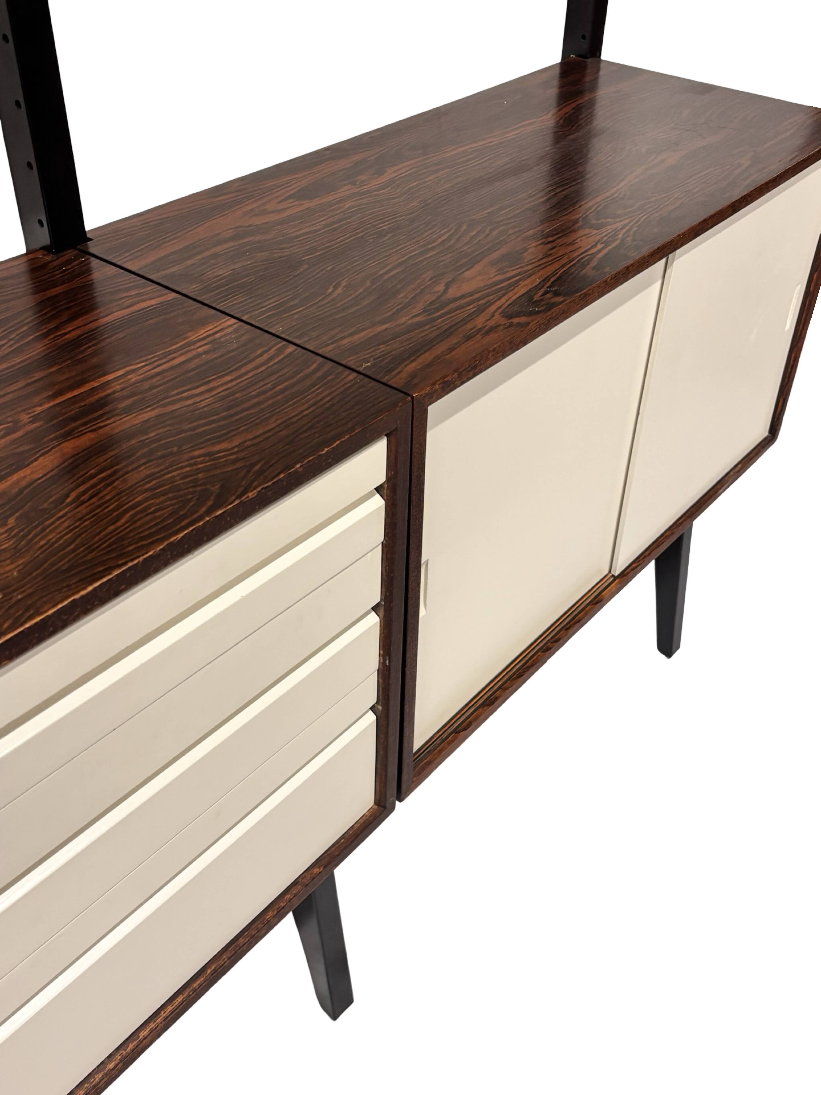 Vintage Poul Cadovius Royal System Wall System Freestanding