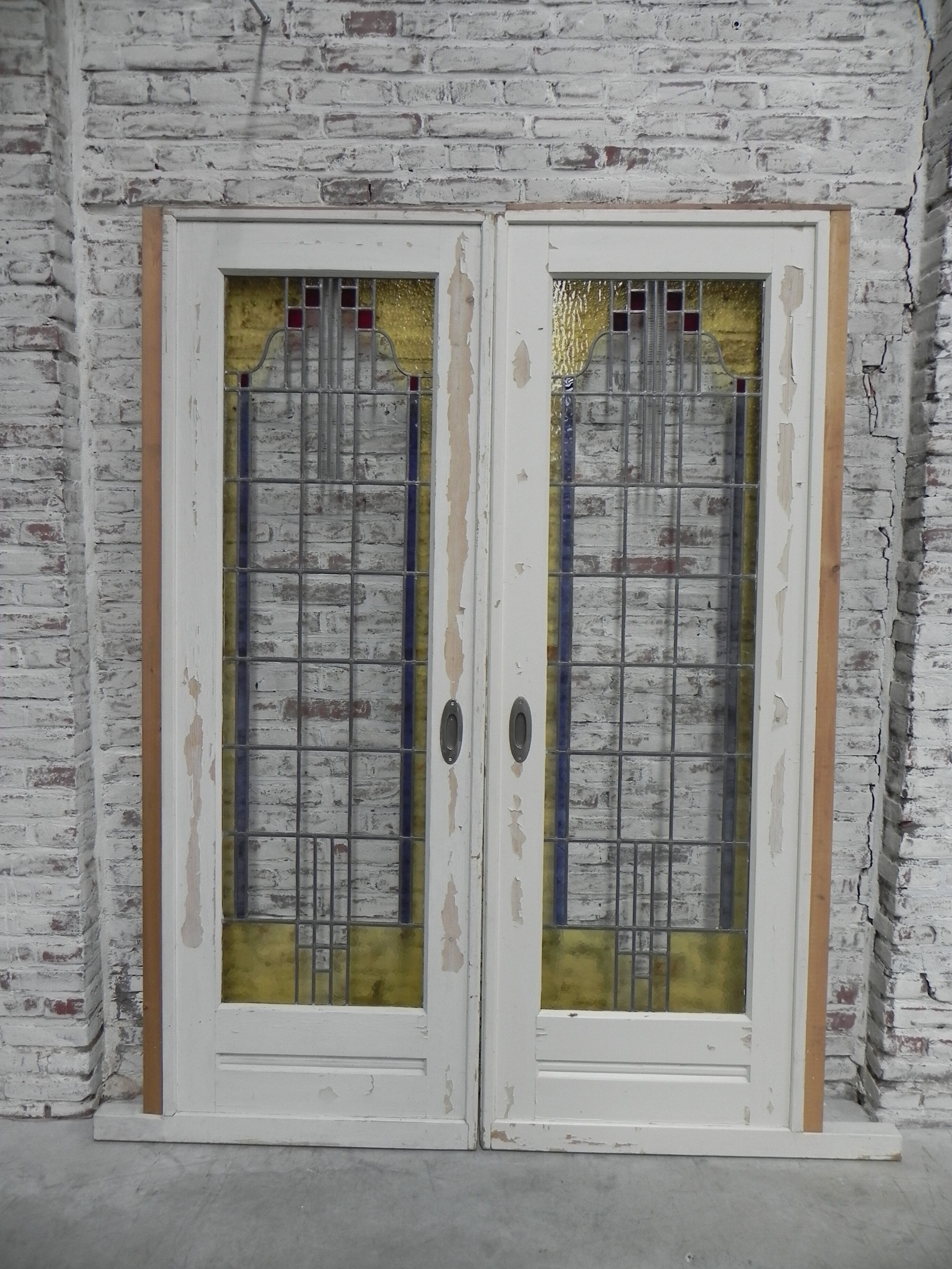 2 portes coulissantes de style art déco