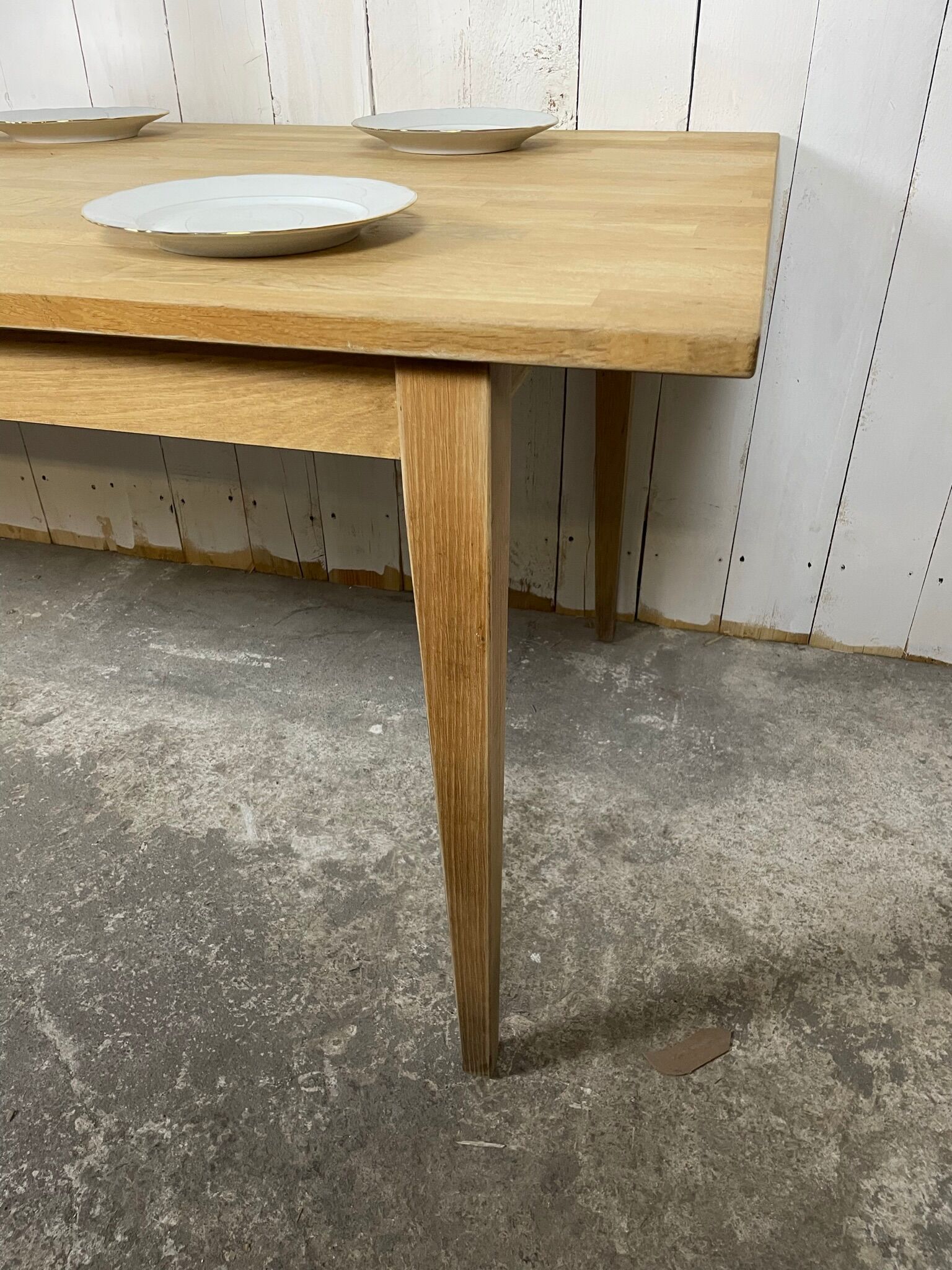 Table de ferme chêne