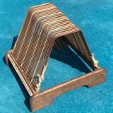 Wooden vinyl holders