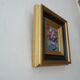 Oil on wood bouquet of flowers signed Dyf