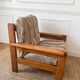 Fauteuil en pin vintage 70/80