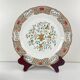 Set of 6 dessert plates Gien model Rouen Sainfoin, 1990