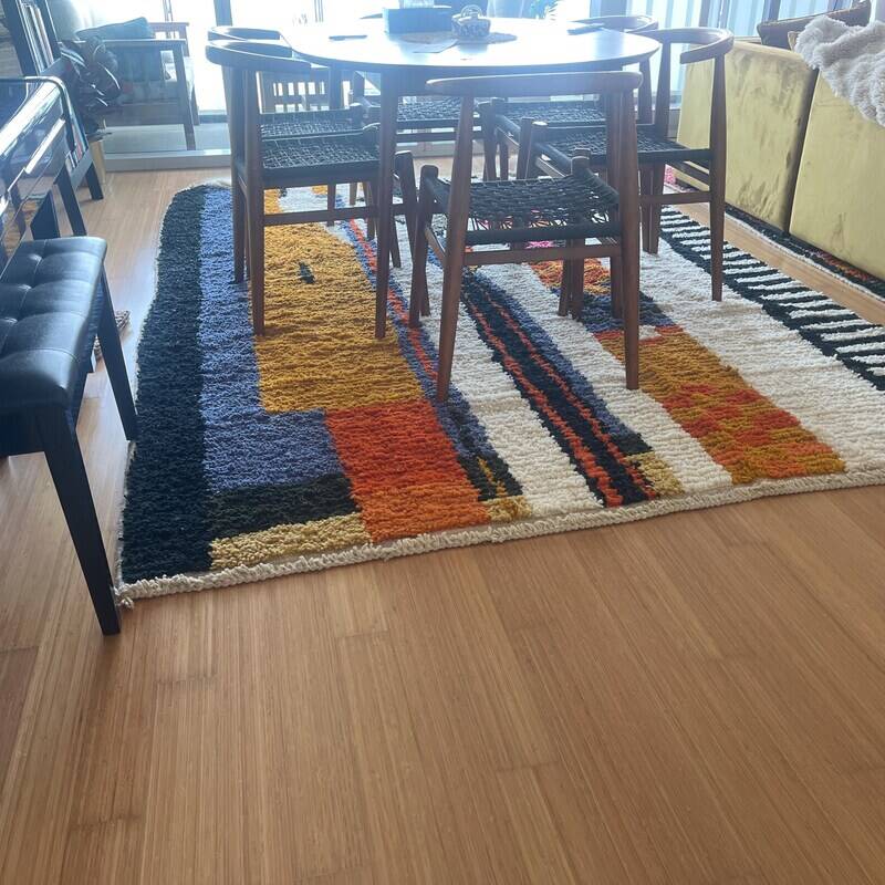 Moroccan wool rug 200/300cm
