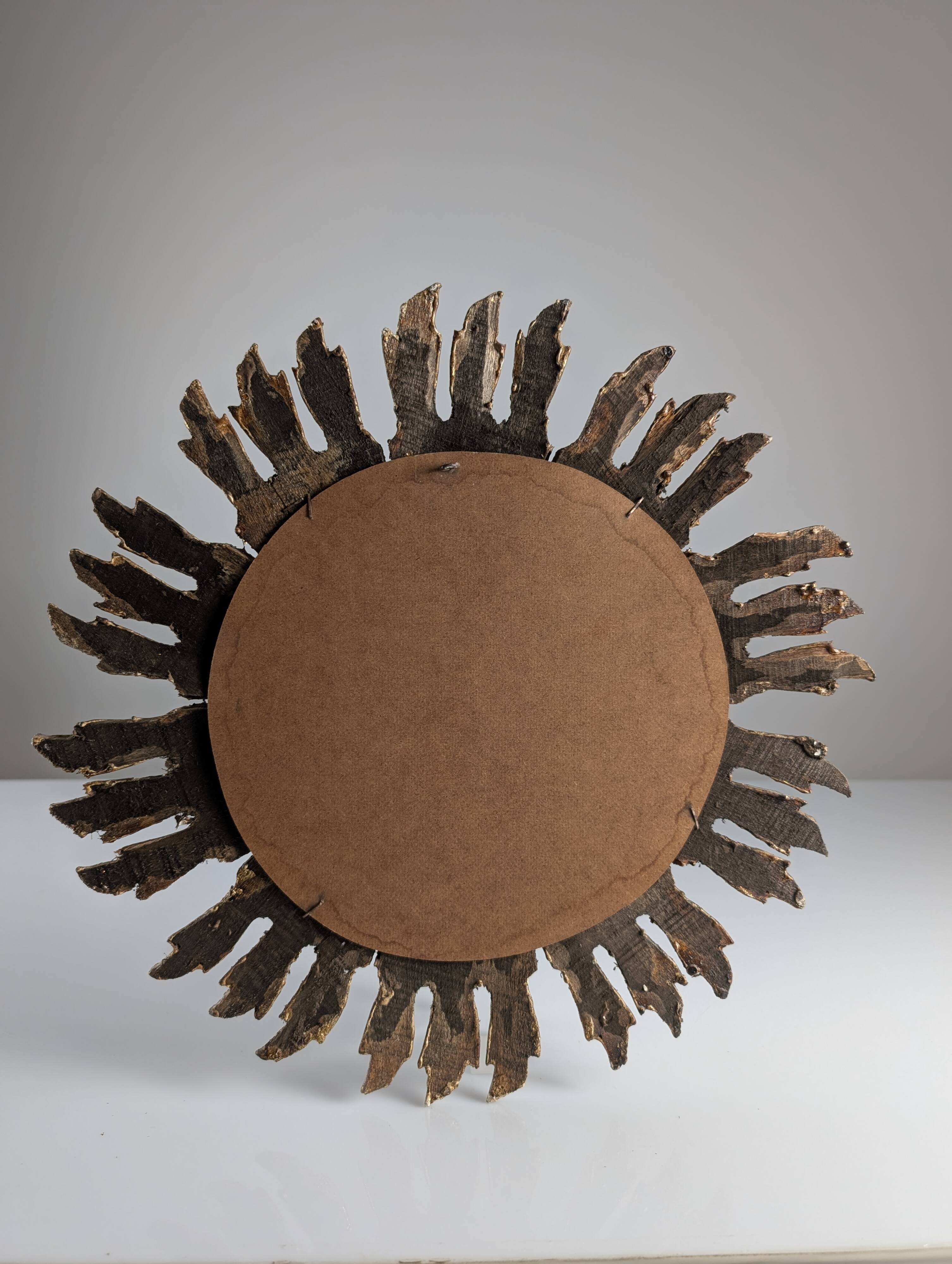 Giltwood Sunburst Mirror, 1960s