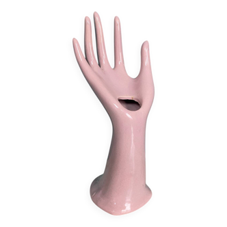 Main baguier soliflore vintage rose