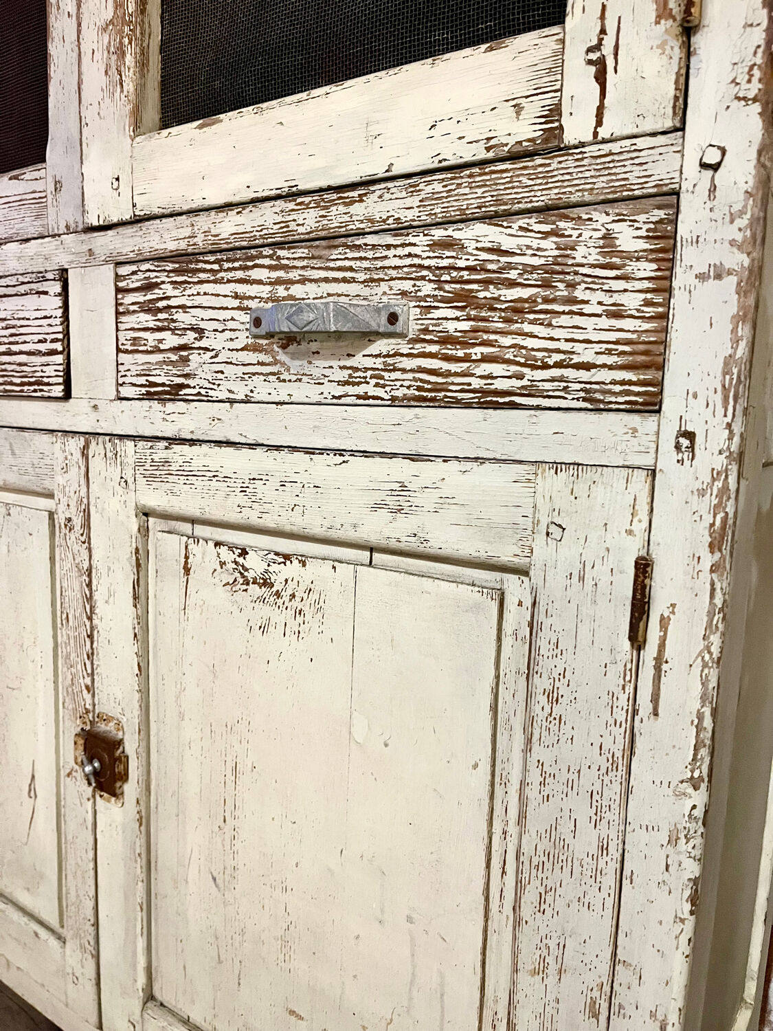 Buffet, dresser, pantry in patinated wood
