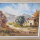 Oil Painting on Canvas Alpine Provence Landscape Signed Bremont
