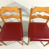 Henning Kjaernulf dining chairs Razor, Denmark