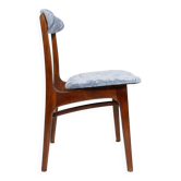 Pair of vintage lavender velvet chairs from the mid-century, designed by Rajmund Hałas, Poland, 1960.