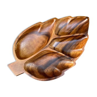 Wooden serving dish
