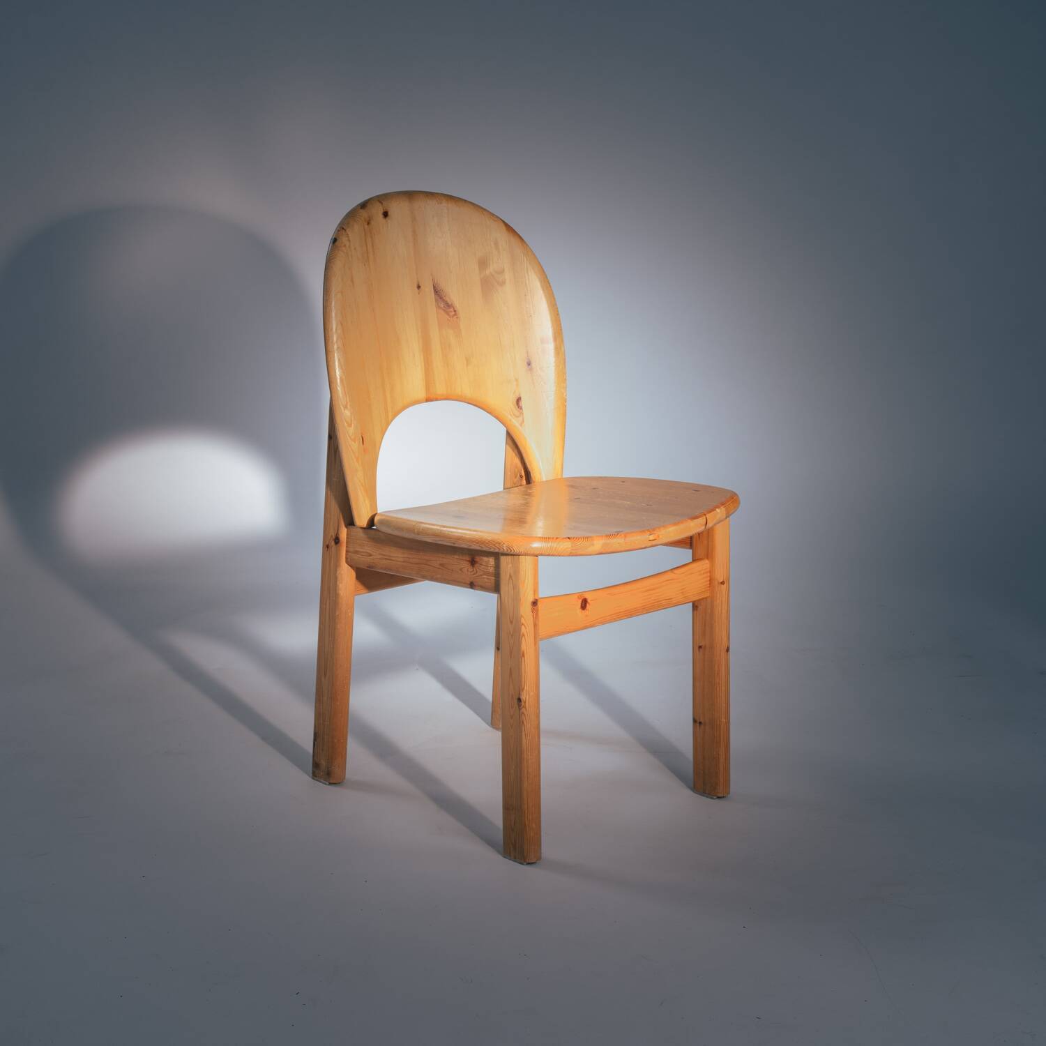 Glostrup Danish pine tulip dining chairs, Niels Koefoed, Denmark 1970s