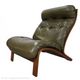 2x Rybo Rykken Ry-Wing chair vintage 1960s Scandinavian