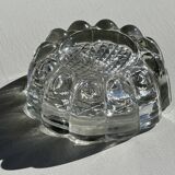 Small glass ashtray in the shape of a flower France Reims Brand MO