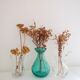 Set of 3 mini glass vases
