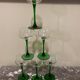 Green stemmed glass