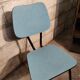 Blue formica chair 1960