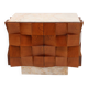 Brutalist Style Sideboard Made of Wood and Siena Marble, Italy
