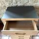 Chest of drawers with 6 drawers in matte cast iron colour.