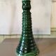 Large green ceramic candle holder Morocco